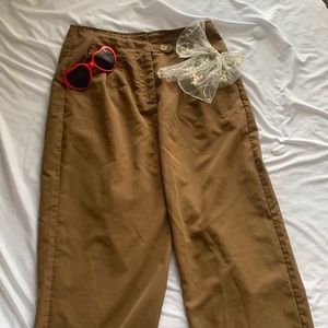 SHEIN Brown high waisted pants.